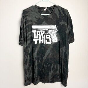 Tap This Tie Dye Crewneck Graphic T Shirt NRA XXL